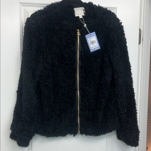 NWT 🖤Sail to Sable Black Teddy Jacket